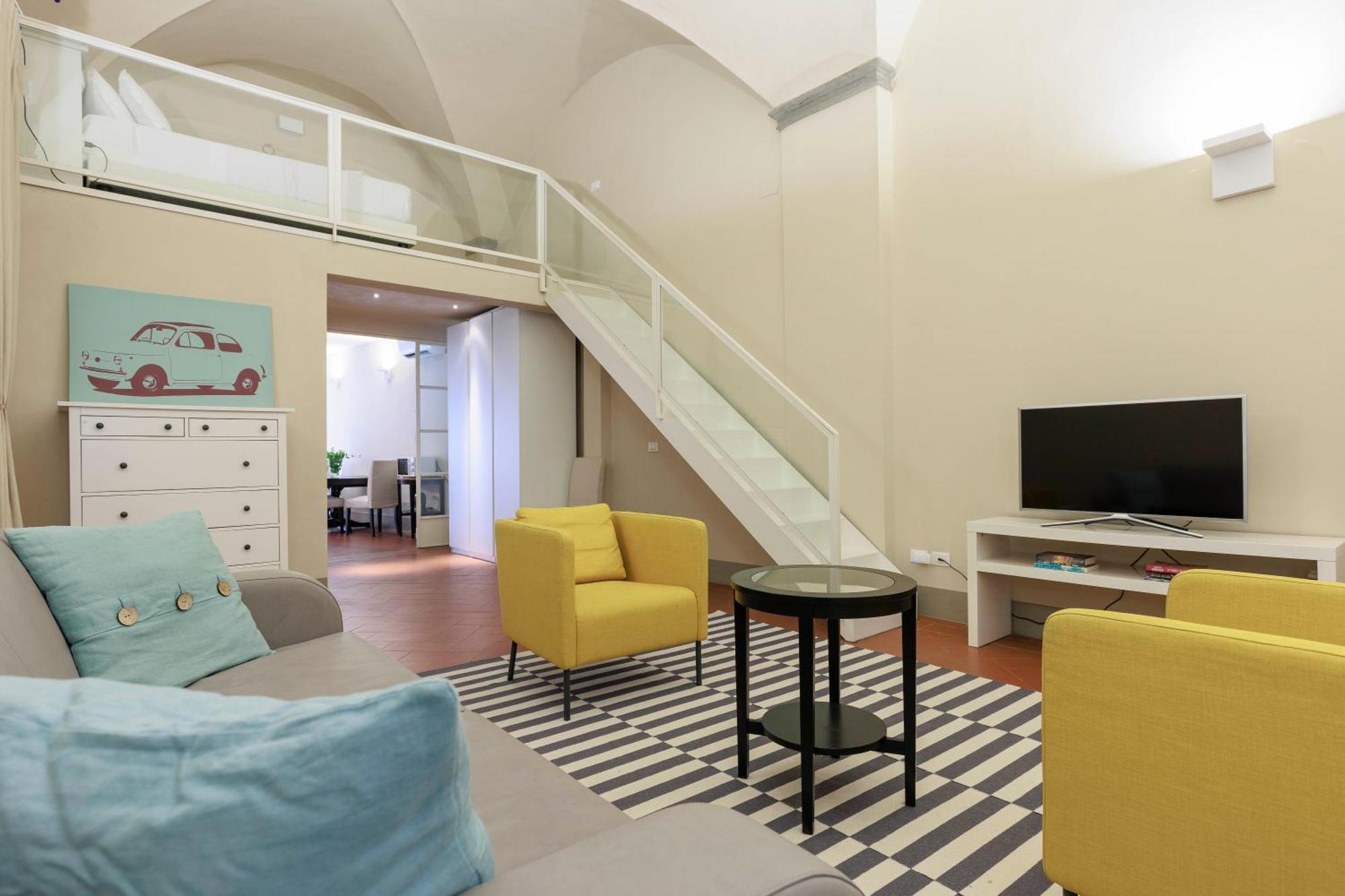 Ferienwohnung Santa Croce Modern Loft Florenz Exterior foto